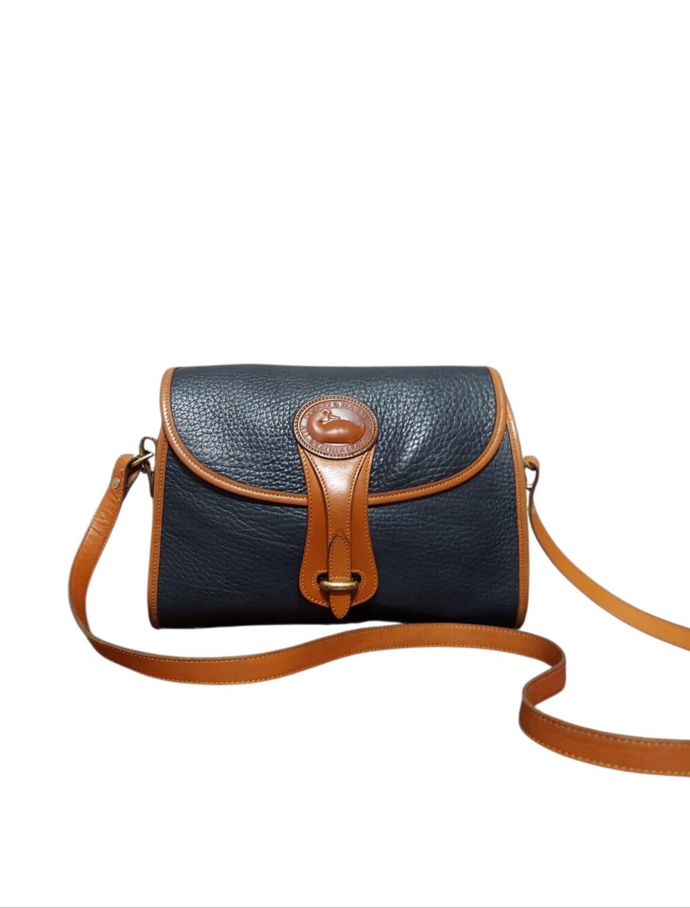 Dooney & Bourke Vintage 1990s Essex All Weather Leather Crossbody Gently Loved